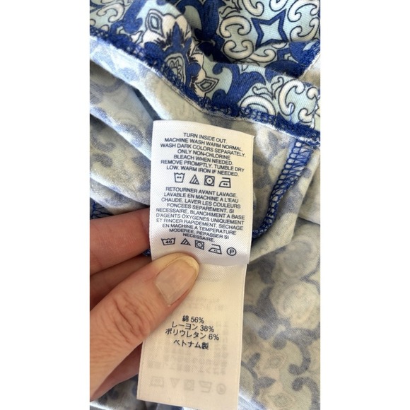 Lands End Women's Size 2X Maxi Dress Sleeveless Tiered Casual Chic Elevated Mumu - Picture 10 of 11